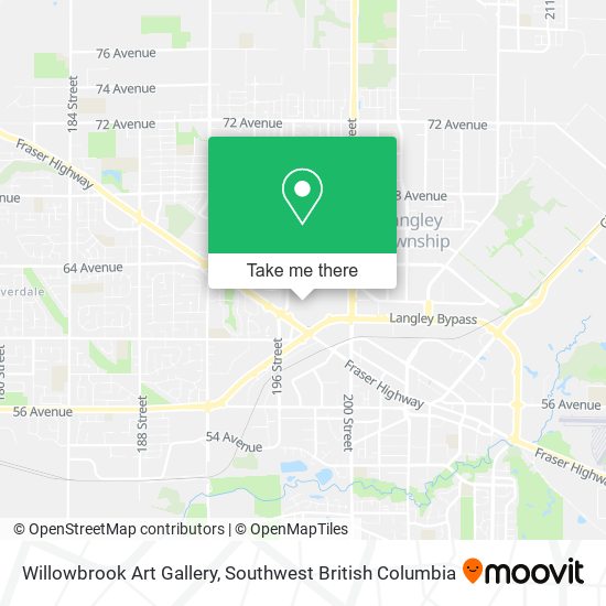 Willowbrook Art Gallery map