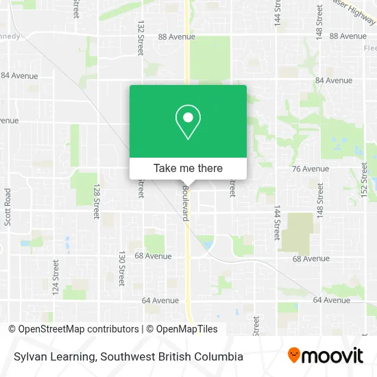 Sylvan Learning map