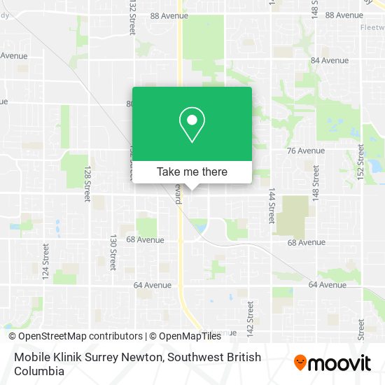 Mobile Klinik Surrey Newton plan