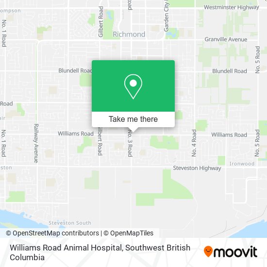 Williams Road Animal Hospital map