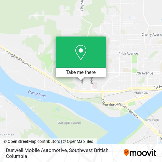 Dunwell Mobile Automotive map