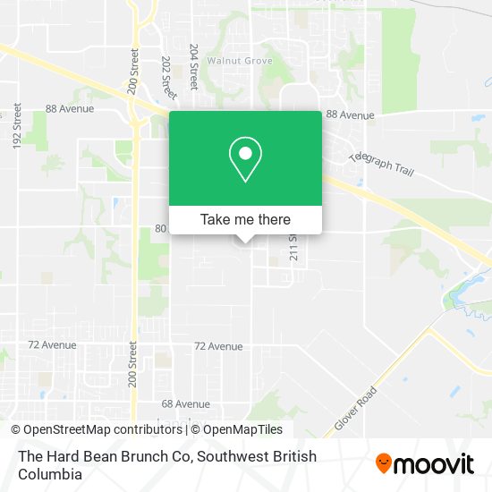 The Hard Bean Brunch Co map
