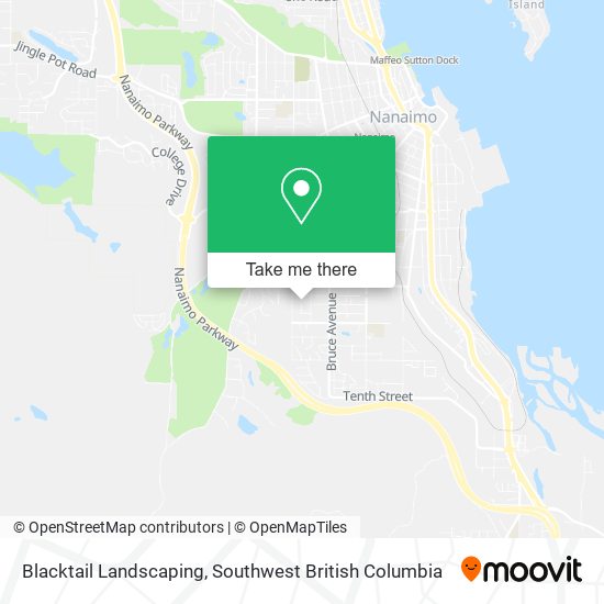 Blacktail Landscaping map