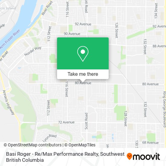 Basi Roger - Re / Max Performance Realty map