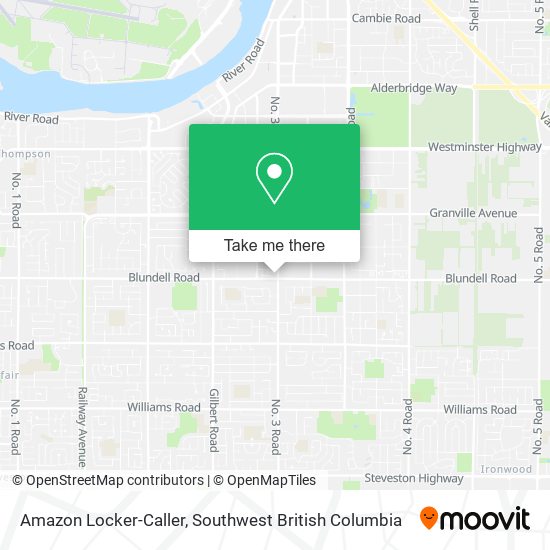 Amazon Locker-Caller map