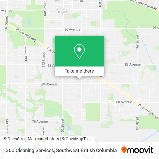 360 Cleaning Services map