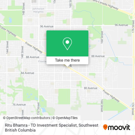 Ritu Bhamra - TD Investment Specialist map