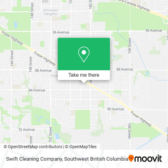 Swift Cleaning Company map