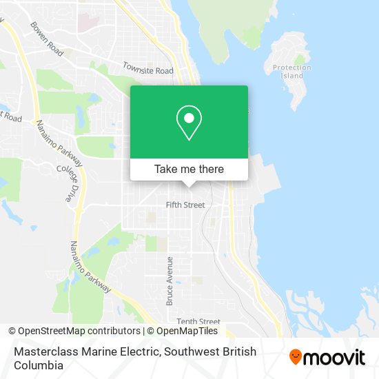 Masterclass Marine Electric map