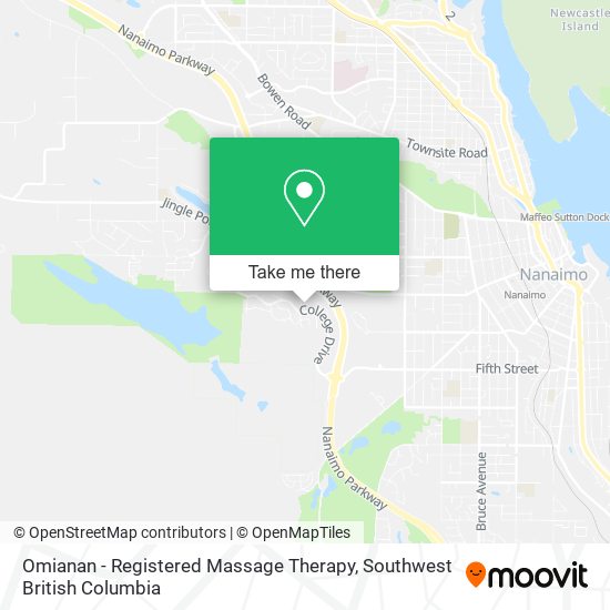 Omianan - Registered Massage Therapy map