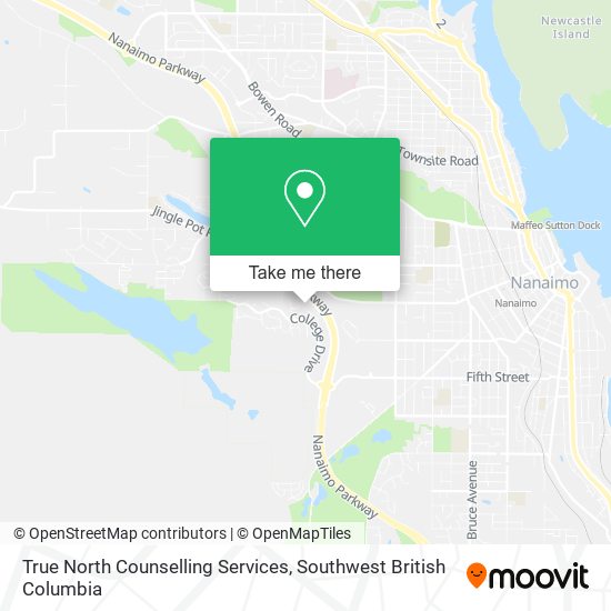 True North Counselling Services map