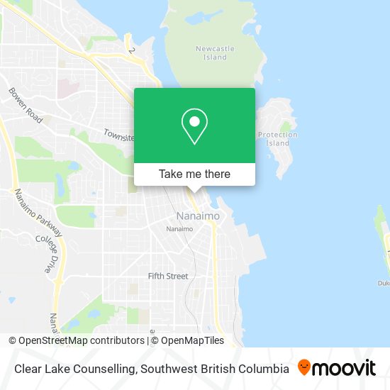 Clear Lake Counselling map