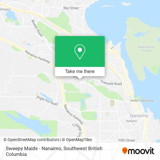 Sweepy Maids - Nanaimo map