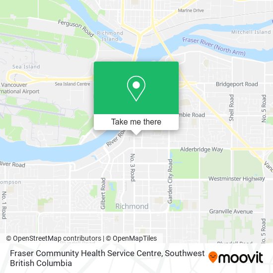Fraser Community Health Service Centre map