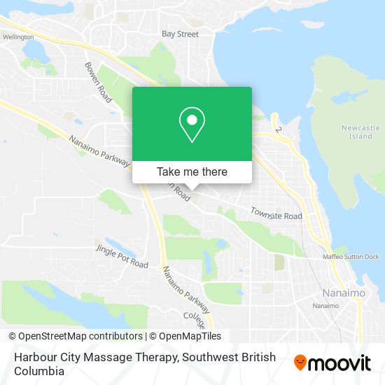 Harbour City Massage Therapy map