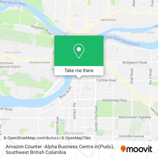 Amazon Counter -Alpha Business Centre in(Pudo) map