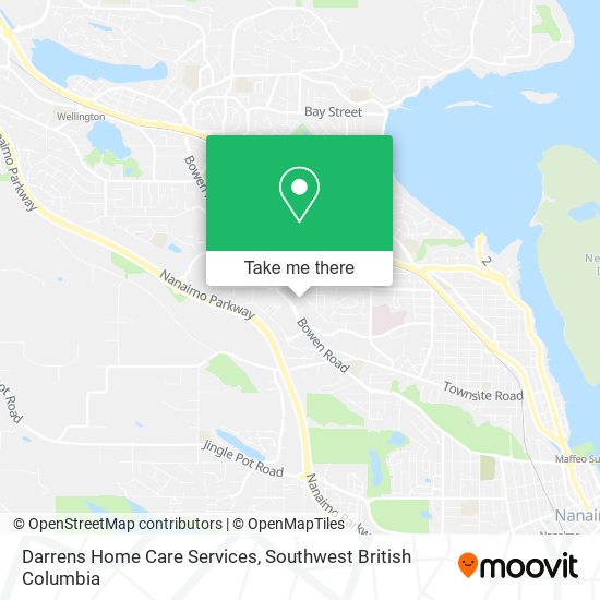 Darrens Home Care Services map