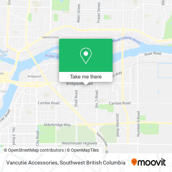 Vancutie Accessories map