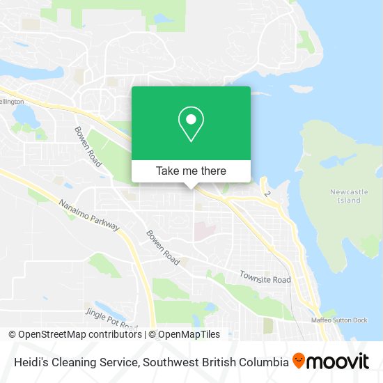 Heidi's Cleaning Service map