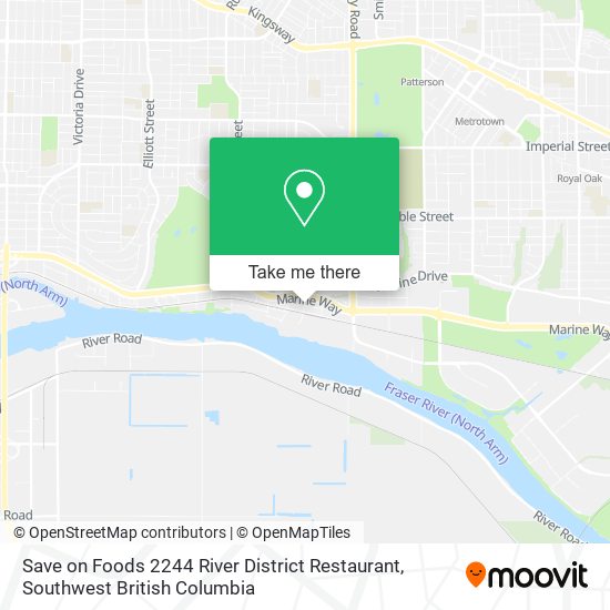 Save on Foods 2244 River District Restaurant map