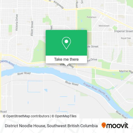 District Noodle House map