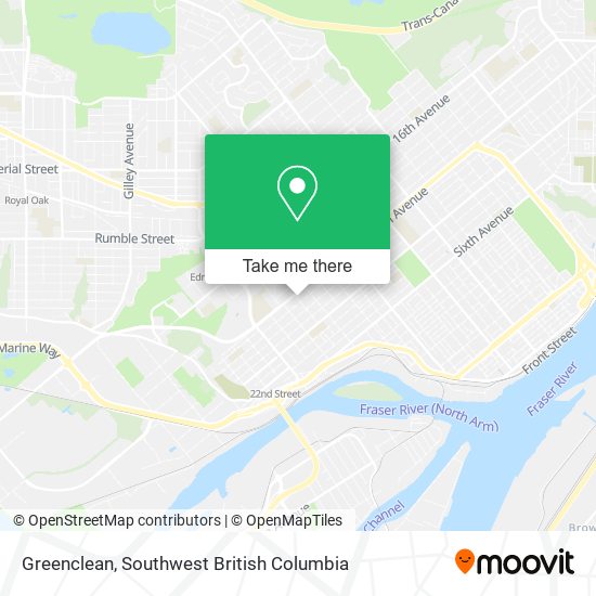 Greenclean map