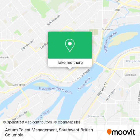 Actum Talent Management map