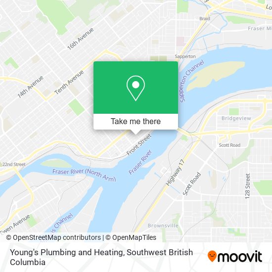 Young's Plumbing and Heating map