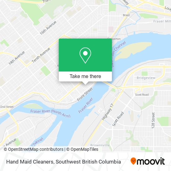 Hand Maid Cleaners map