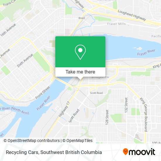 Recycling Cars map