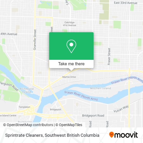 Sprintrate Cleaners map