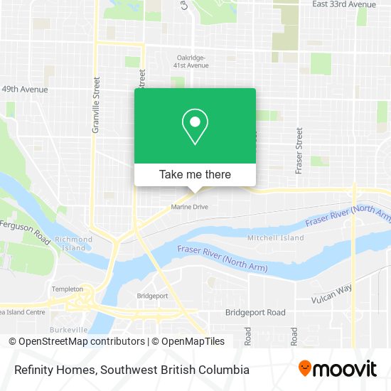 Refinity Homes map