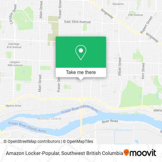 Amazon Locker-Popular map