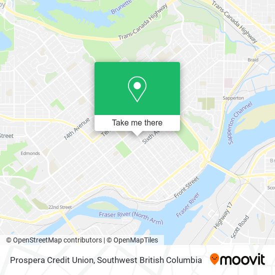 Prospera Credit Union map