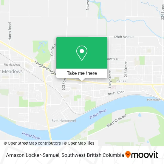 Amazon Locker-Samuel map