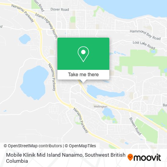 Mobile Klinik Mid Island Nanaimo map