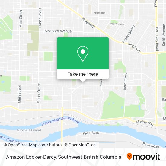 Amazon Locker-Darcy map