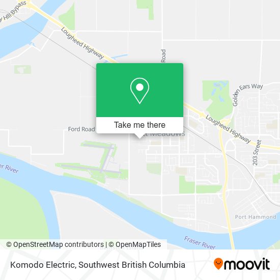 Komodo Electric map
