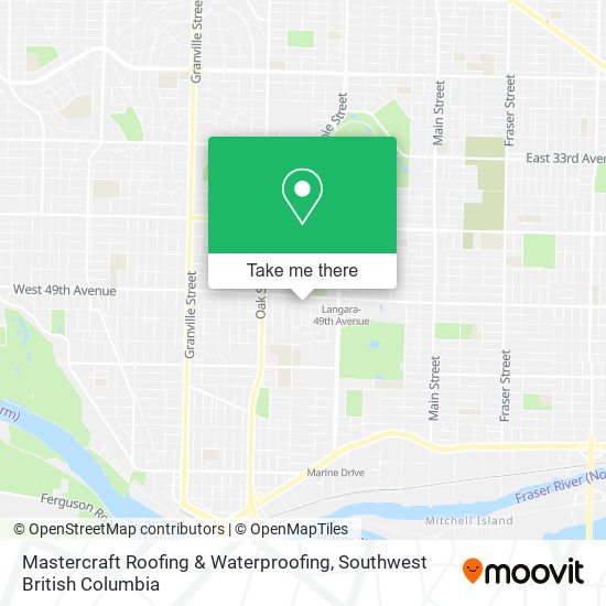 Mastercraft Roofing & Waterproofing map