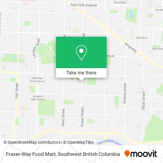 Fraser-Way Food Mart plan