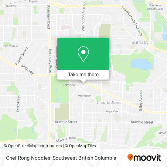 Chef Rong Noodles map