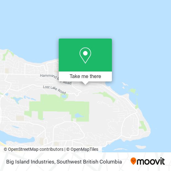 Big Island Industries map