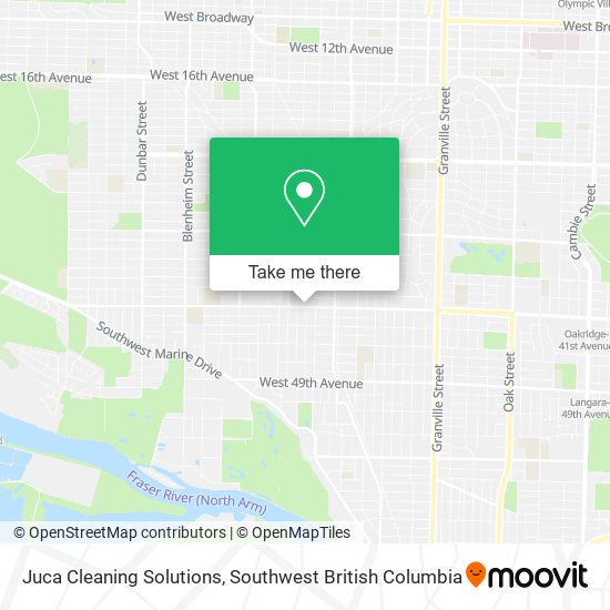 Juca Cleaning Solutions map