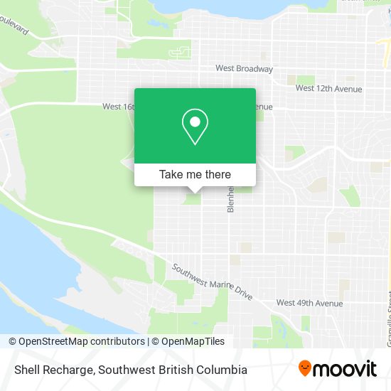 Shell Recharge map