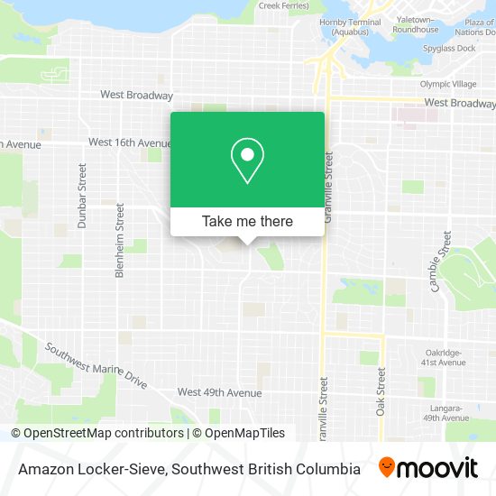 Amazon Locker-Sieve map