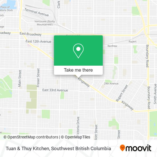 Tuan & Thuy Kitchen map