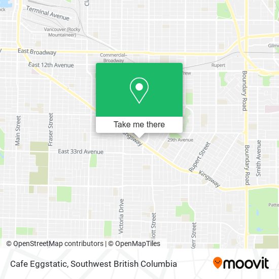Cafe Eggstatic map