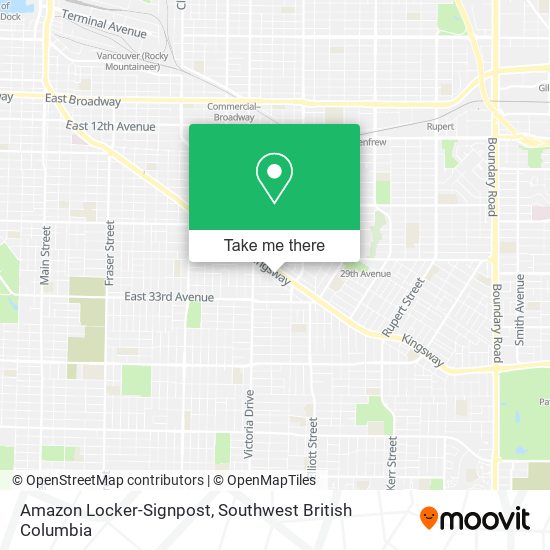 Amazon Locker-Signpost map