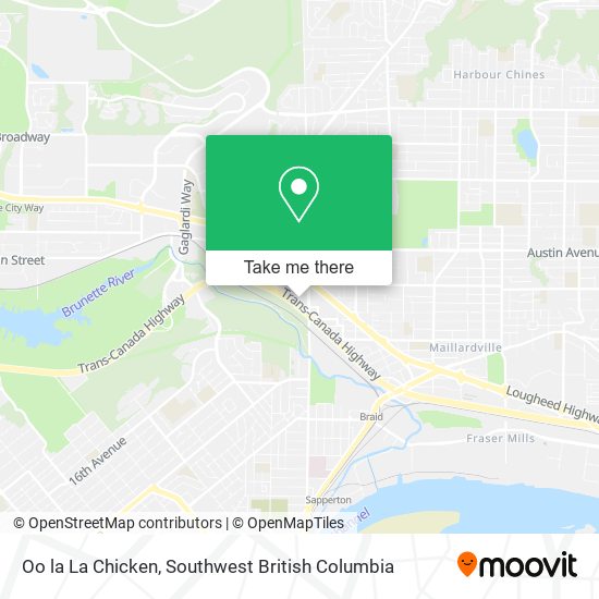 Oo la La Chicken map