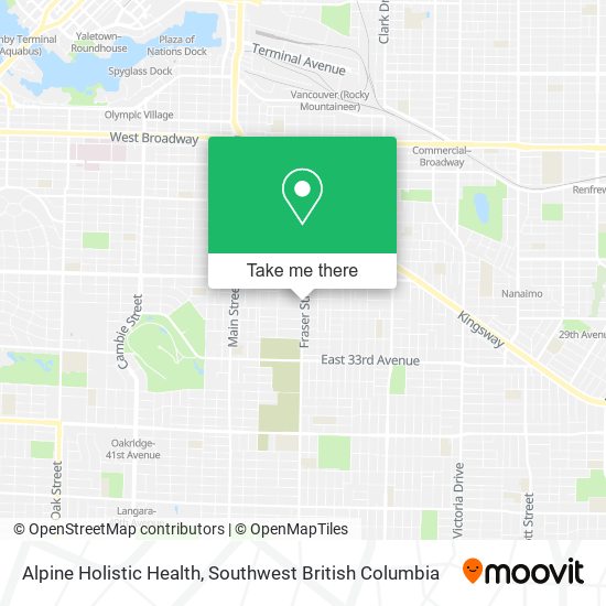 Alpine Holistic Health map